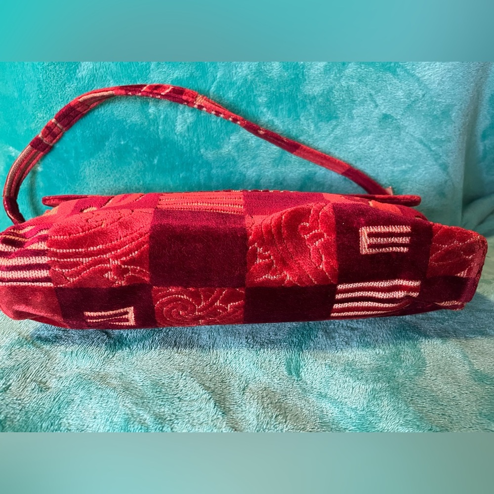 Patchwork Red Shoulder Etro Bag - image 2